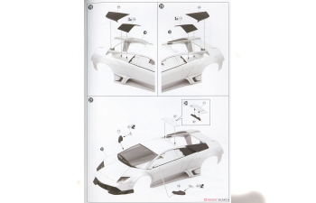 Сборная модель Lamborghini Murcielago LB-Works Ver. 1