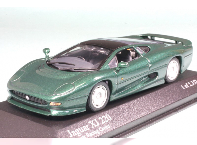 JAGUAR XJ 220, темно-зеленый