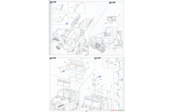 Сборная модель Russian 63095 Typhoon-U 6x6 Mine resistant ambush protected vehicle w/Sagged wheel set x6 PCS