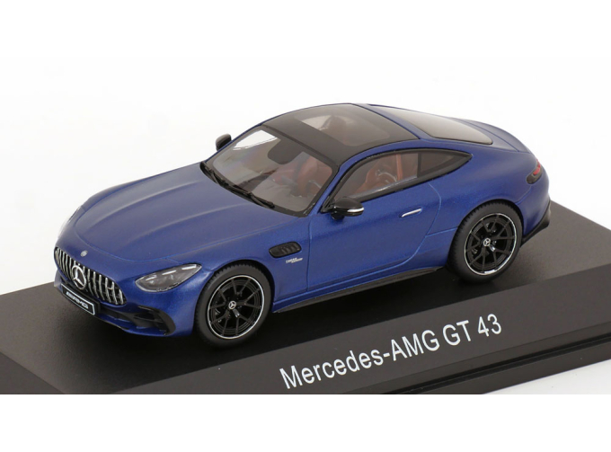 MERCEDES-BENZ AMG GT 43 (2023), matt-blue metallic