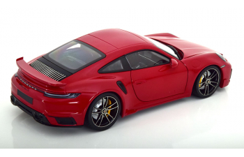 PORSCHE 911 (992) Turbo S Sport Design (2021), red