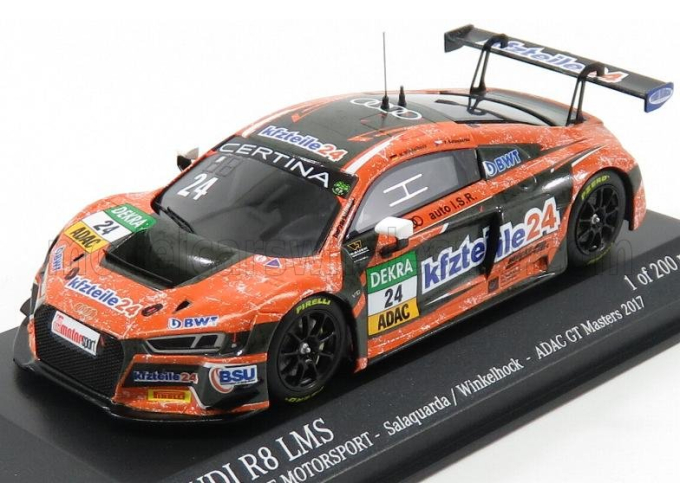 AUDI R8 Lms Team Bmt Mucke Motorsport N 24 Adac Gt Masters 2017 Winkelhock, Orange Black