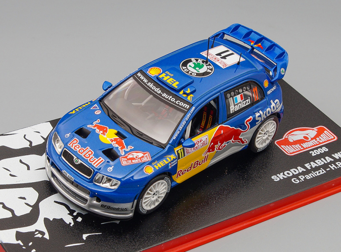 SKODA Fabia WRC "Red Bull" #11 G. Panizzi / H.Panizzi (2006) из серии Rallye Monte-Carlo