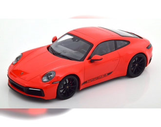 PORSCHE 911 (992) Carrera 4S Coupe (2019), orange