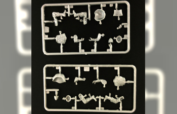 Сборная модель British Airborne 75mm Pack Howitzer & 1/4 Ton Truck w/Trailer