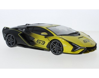 LAMBORGHINI Sian FKP 37 2020, gold / black