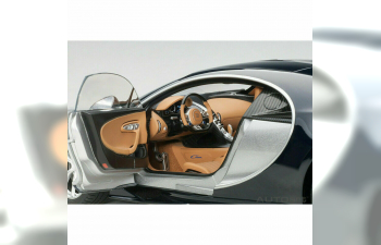 Bugatti Chiron - 2017 (silver / blue)