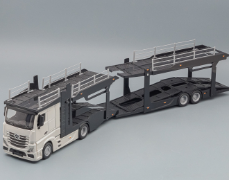 MERCEDES-BENZ Actros, beige / black