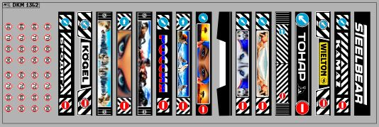 Декаль Брызговик для гузовиков и прицепов вариант 43