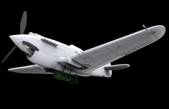 Сборная модель Curtiss ‘Tomahawk’ MK.II B Fighter (The British Commonwealth Air Forces)