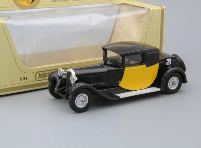 BUGATTI Type 44 (1928), Models of Yesterday, black / yellow