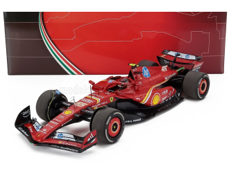 FERRARI F1 Sf-24 Team Scuderia Ferrari №55 Austin Usa Gp (2024) Carlos Sainz - Polyfoam Packaging, Red Black