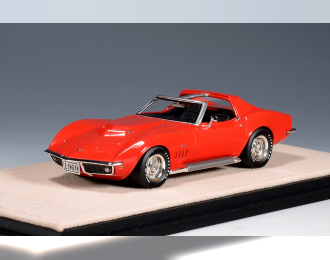 CHEVROLET Corvette Stingray L88 Coupe T-Roof (открытый) (1969) Monza Red