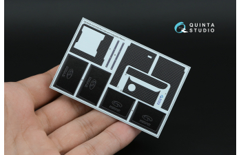 3D Декаль Коврик напольный и брызговики для модели КрАЗ-6322 (Takom)