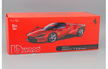 FERRARI Daytona SP3 Spider Open Roof (2022) - Full Exclusive Carmodel - Rosso Magna, red