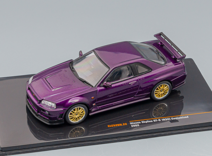 NISSAN Skyline GT-R (R34) Customized (2002), purple-metallic