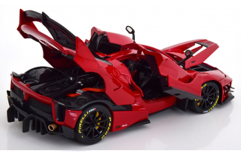 FERRARI FXX-K Evo Hybrid 6 3 V12 (2018), dark red / black