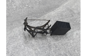 Держатель запасного колеса (ДЗК) Краз-250 с ящиком