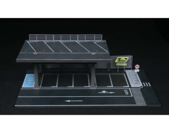 Diorama *Parking lot H*, various