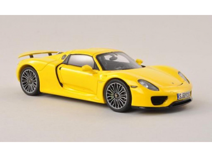 PORSCHE 918 Spyder (2013), yellow