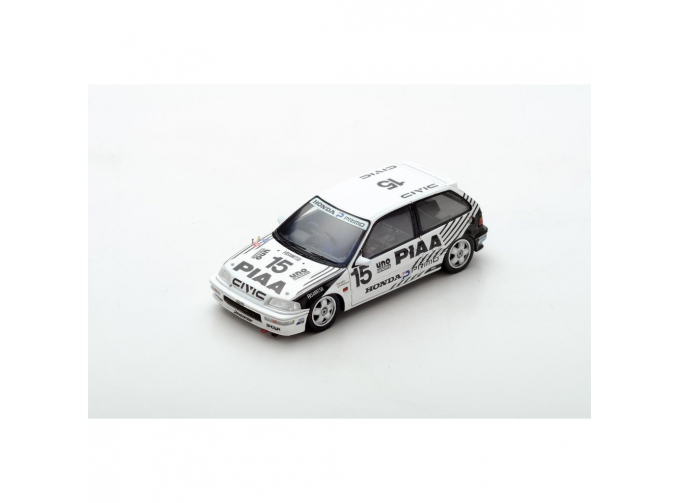 Honda Civic EF9 2nd Grp3 JTC Suzuka 500 km 1990 A. Nakaya - K. Sato