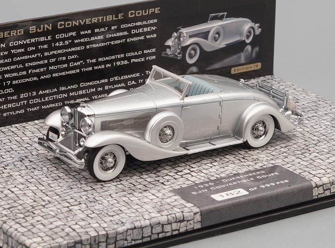 DUESENBERG SJN Convertible Coupe (1936), silver