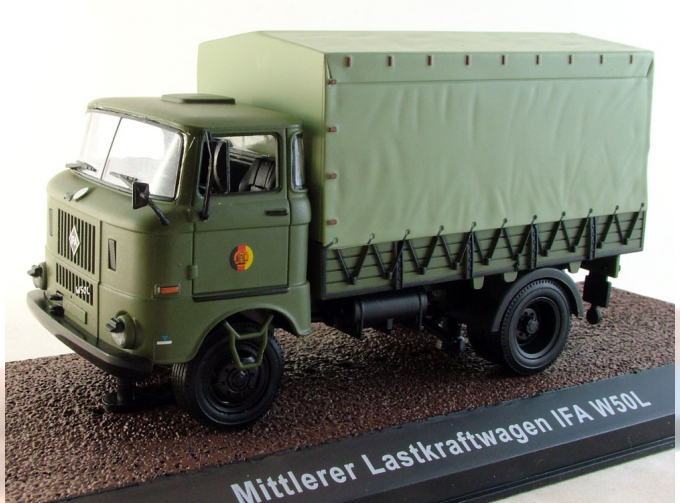 IFA W50L Mittlerer Lastkraftwagen, серия NVA-Fahrzeuge от Atlas Verlag, хаки