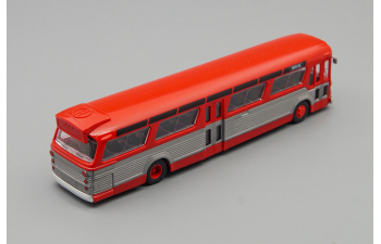 GMC TDH Fishbowl City Bus (1959), red / silver