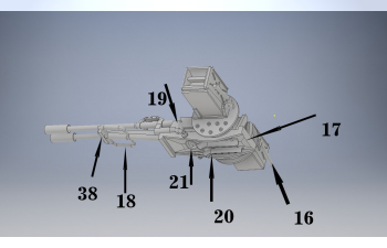 Сборная модель Зенитная установка ЗУ-23-2