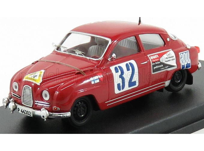 SAAB 96 №32 Winner Rally 1000 Lakes S.Lampinen - A.Jyrki (1963), Red