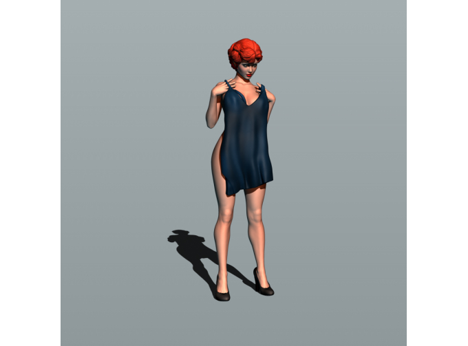 Фигурка Оголение 6, окрашенная