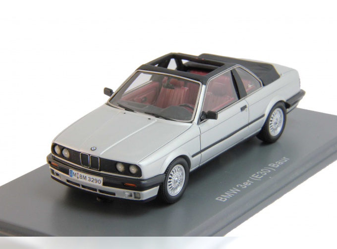 BMW 318 E30 Baur Cabrio (1986), silver