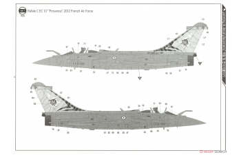 Сборная модель Dassault Rafale C `EC 1/7 Provence 2012'