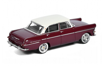 OPEL P2 Coupe (1960), dark red / white