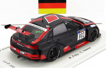 AUDI Rs3 Lms N802 Phoenix Racing Nurburgring Vl Endurance (2016) R.Frey - C.Haase, Black Red