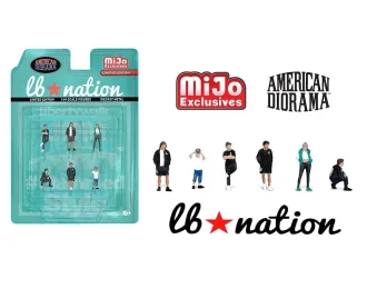 FIGURES Set 6x Lb Nation Lbwk