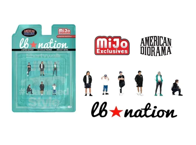 FIGURES Set 6x Lb Nation Lbwk