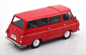 SKODA 1203 bus, red