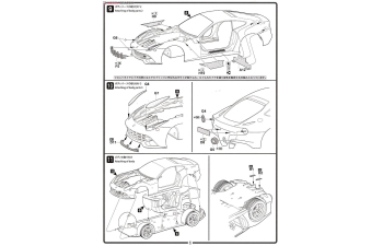 Сборная модель FERRARI F12 DX