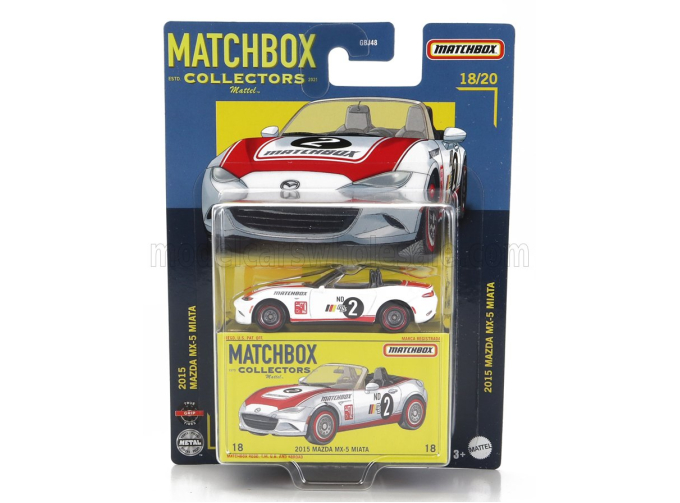 MAZDA Mx-5 Spider Miata №2 Racing (2015), White Red