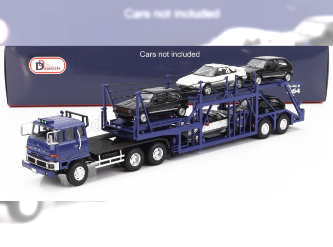 MITSUBISHI Fuso Fv Truck Car Transporter - Cars Not Included, Blue