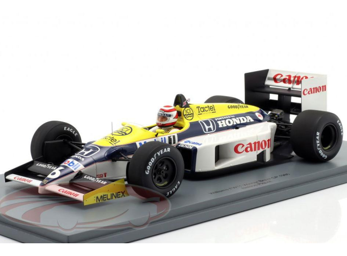 WILLIAMS FW11 №6 Winner Brazil GP Formula 1 Nelson Piquet  (1986)