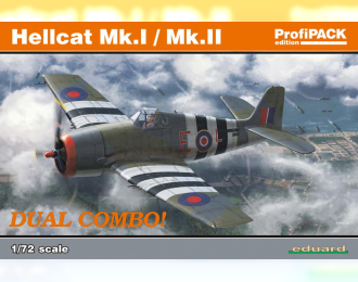 Сборная модель Британский самолет Hellcat Mk.I / Mk.II (DUAL COMBO)