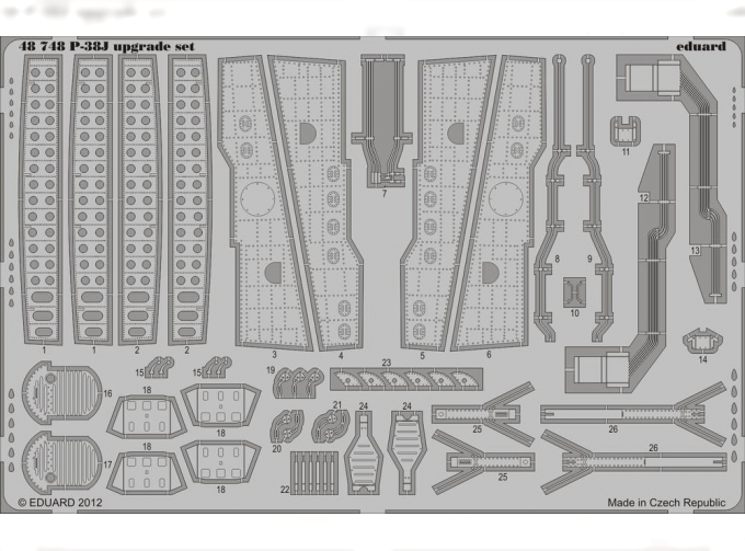 Фототравление P-38 upgrade set