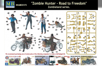 Сборная модель "Охотник на Зомби - Дорога к свободе"