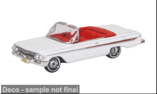 CHEVROLET Impala (1961), white/red
