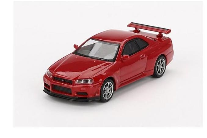NISSAN Skyline GT-R (R34) V-Spec Active RHD, red