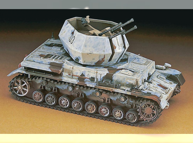 Сборная модель Зенитный танк Flak Panzer IV Wirbelwind