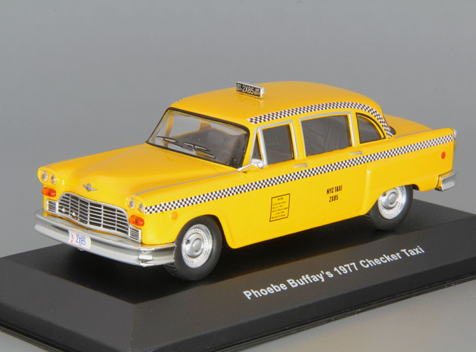 CHECKER Taxi Cab из телесериала "Друзья" (1977), yellow