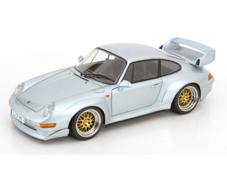 PORSCHE 911 (993) GT2 BBS rims (1996), polar silver